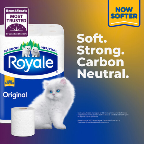 Royale Original Toilet Paper 2-Ply 12 Rolls x 242 Sheets