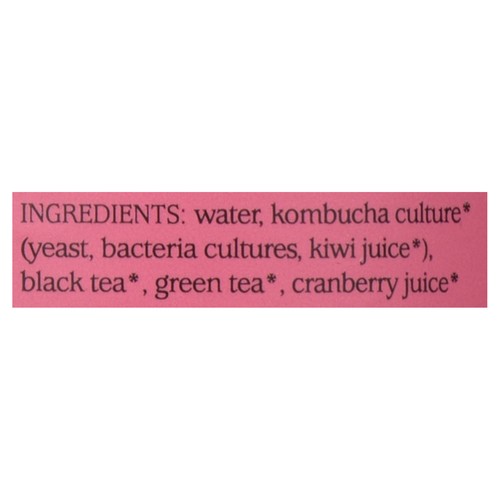 GT's Organic Synergy Raw Kombucha Cranberry 480 ml