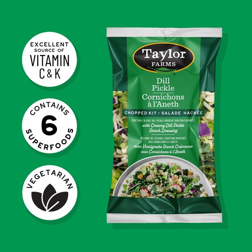 Taylor Farms Chopped Salad Kit Dill Pickle 333 g