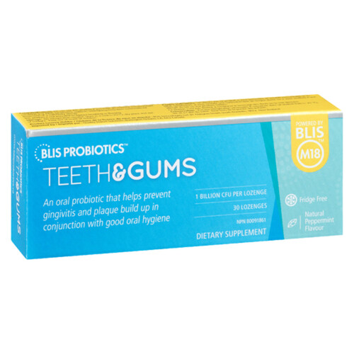 BLIS Probiotics Teeth & Gums Lozenges 30 Count 