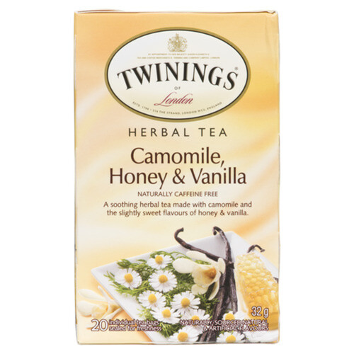 Twinings Of London Herbal Tea Camomile Honey And Vanilla 20 Tea Bags 