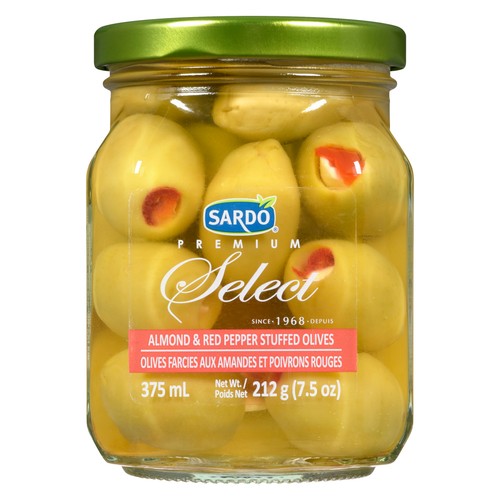 Sardo Olives Stuffed With Almond Red Pepper 375 ml