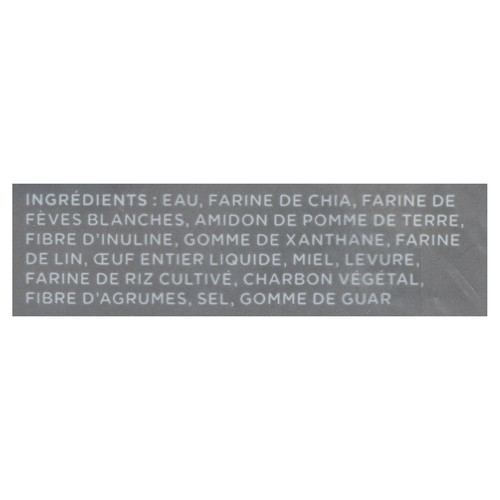 Queen Street Bakery Gluten-Free Frozen Loaf Charcoal Chia 480 g