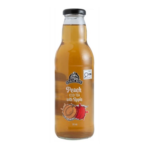 Farm Boy Iced Tea Peach With Apple 591 ml (bottle)