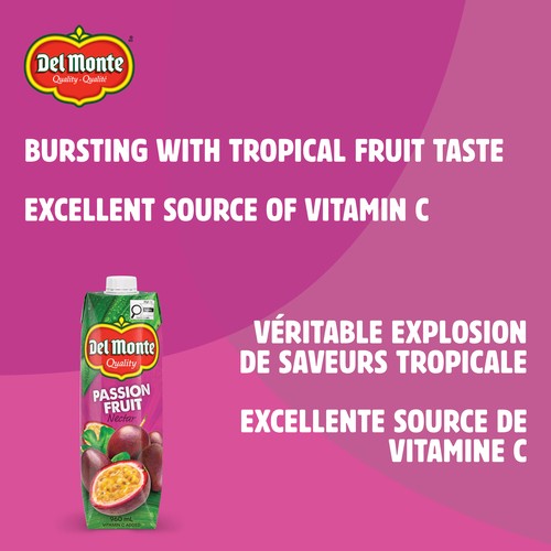 Del Monte Juice Passion Fruit Nectar 960 ml