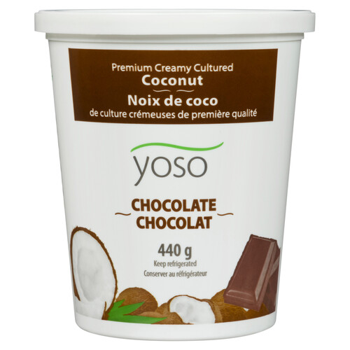 Yoso Yogurt Creamy Cultured Coconut Chocolate 440 g