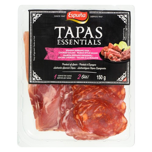 Espuna Tapas Sliced Salami Chorizo 150 g