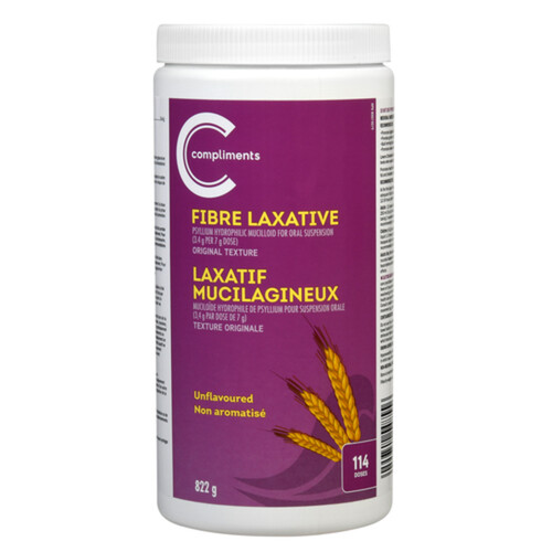 Compliments Fiber Lax Capsules Unflavoured 114 EA