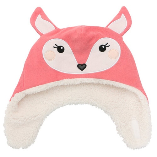 FlapJack Reversible Sherpa Hat Bunny & Deer Small 1 Count