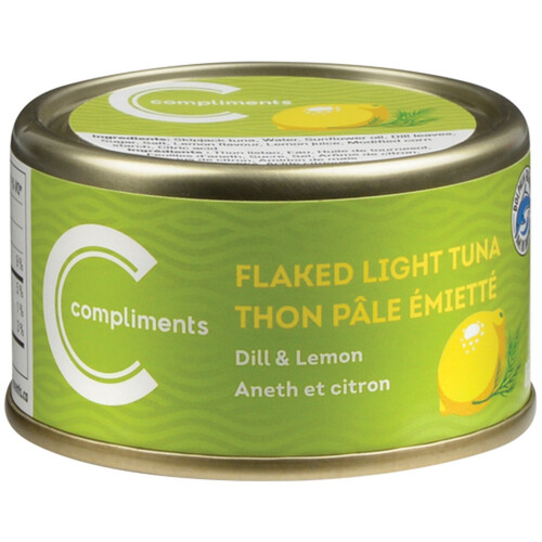 Compliments Flaked Light Tuna Dill & Lemon 85 g