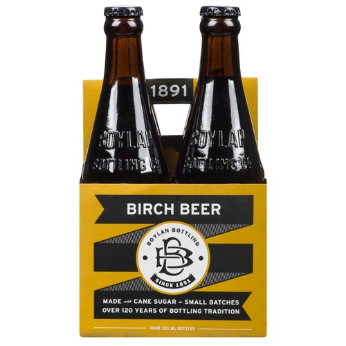 Boylan Soft Drink Birch Beer 4 x 355 ml (bottles)