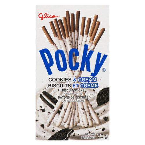 Glico Pocky Biscuit Sticks Cookies And Cream 70 g