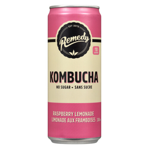 Remedy Drinks Organic Kombucha Raspberry Lemonade 330 ml (can)