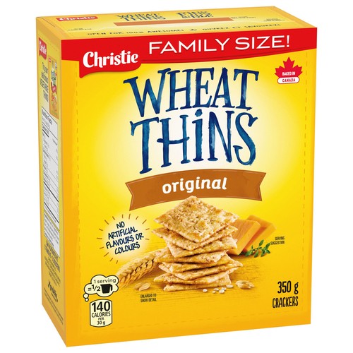 Christie Wheat Thins Crackers Original 350 g