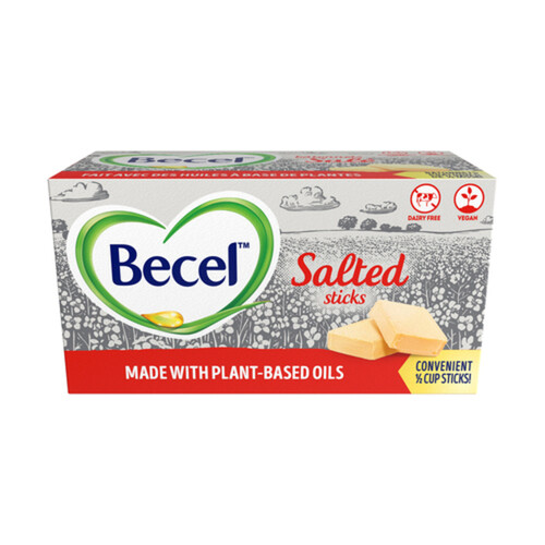 Becel Plant-Based Margarine Cup Sticks Salted 454 g