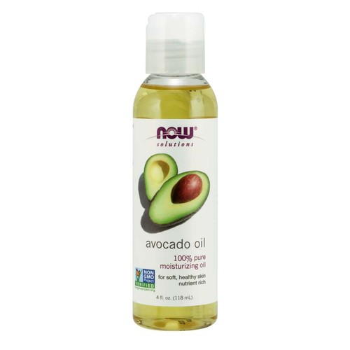 Now Moisturizer Avocado Oil 100% Pure Nutrient Rich Hydrating 118 ml