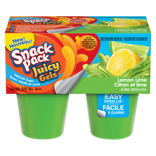 Snack Pack GlutenFree Juicy Gels Lemon Lime 396 g Voilà Online
