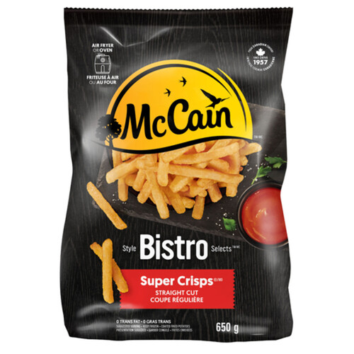 McCain Bistro Selects Super French Fries Crisps Straight Cut 650 g