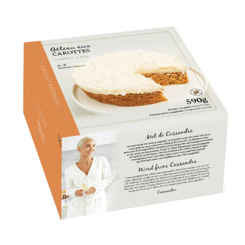 Cassandra Loignon Dessert Carrot Cake 590 g (frozen)