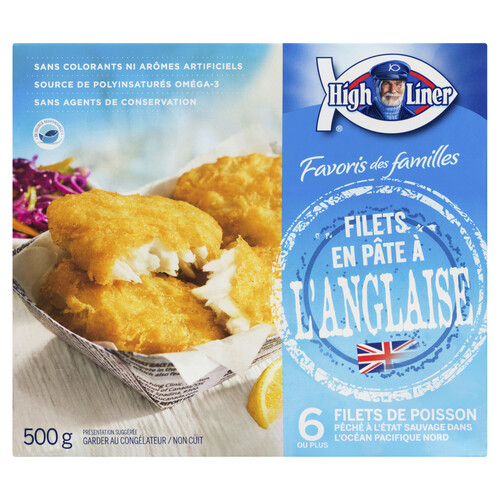 High Liner Family Favourites Frozen Fish In Batter English Style 500 g