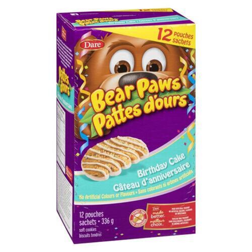 Dare Bear Paws Peanut-Free Cookies Birthday Cake 336 g