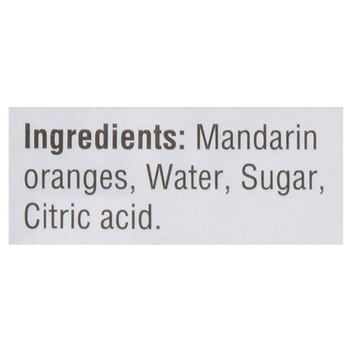 Del Monte Canned Fruit Mandarin Orange Segments In Light Syrup 398 ml