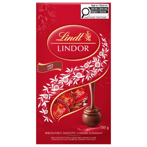 Lindt Lindor Milk Chocolate Truffles Bag 150 g