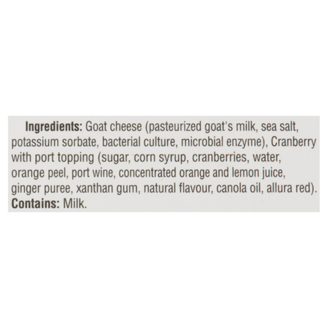 Woolwich Dairy Goat Cheese Cranberry Port 170 g Voilà Online