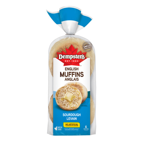 Dempster's English Muffins Sourdough 6 x 57 g