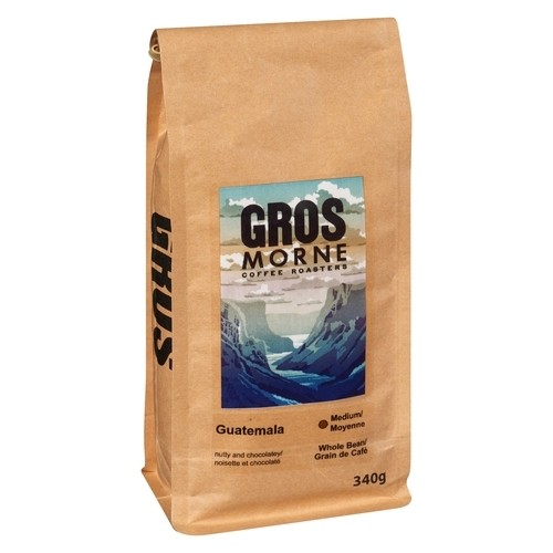 Gros Morne Coffee Roasters Whole Bean Guatemala Medium 340 g