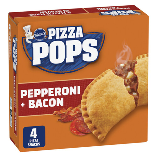 Pillsbury Pizza Pops Frozen Pizza Snack Pepperoni + Bacon 380 g