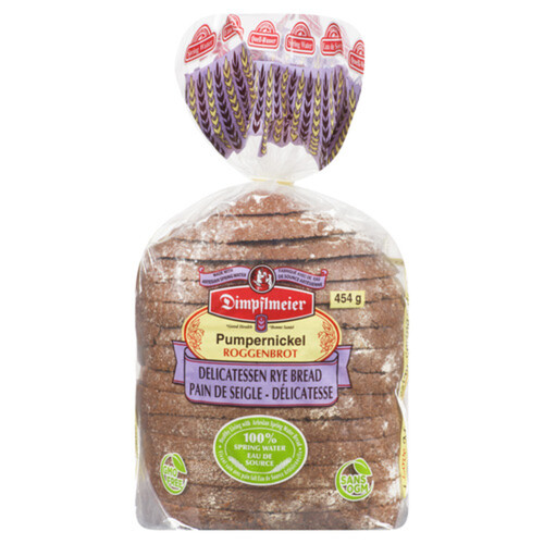 Dimpflmeier Bread Pumpernickel Sliced Rye 454 g