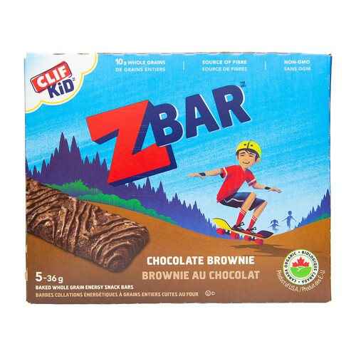 Clif Kid Organic Snack Bars Chocolate Brownie 5 x 36 g