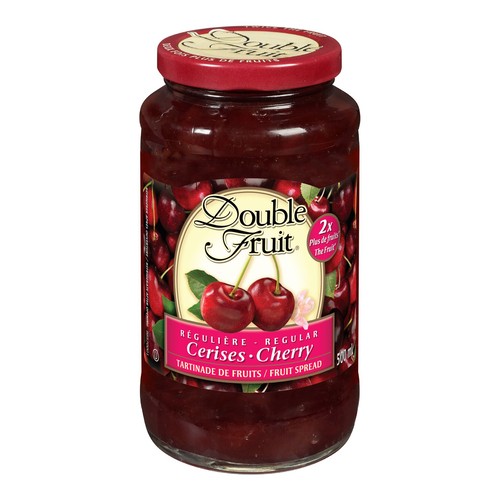 Double Fruit Jam Cherry Regular 500 ml