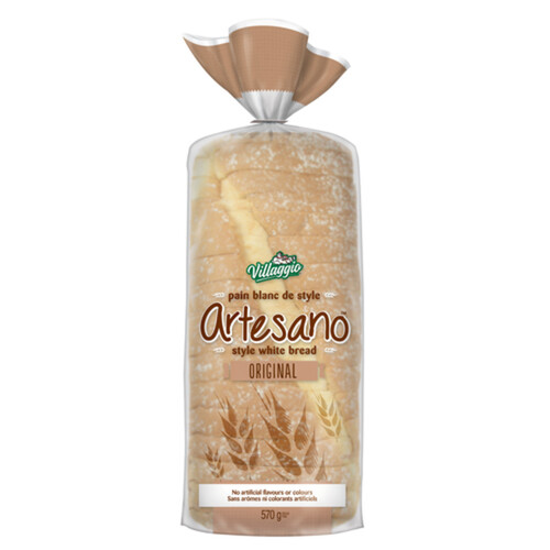 Villaggio Artesano White Bread Original 570 g
