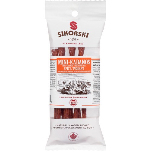 Sikorski Dried Sausages Mini Kabanos Spicy 1 EA