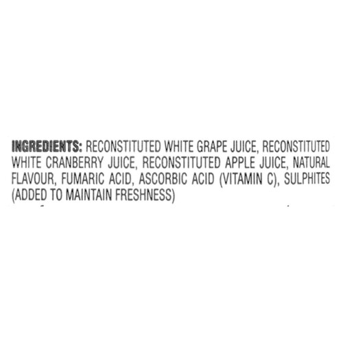 Ocean Spray 100% Juice White Cranberry 1.77 L (bottle)