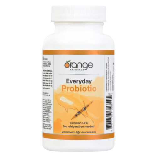 Orange Naturals Everyday Probiotic Capsules 45 Count