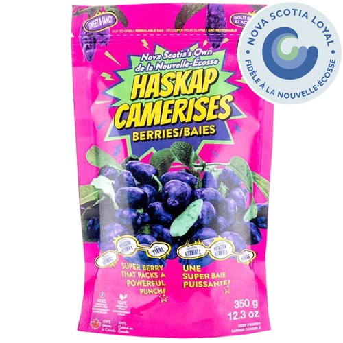 Nova Scotia's Own Frozen Haskap Camerises Berries 350 g