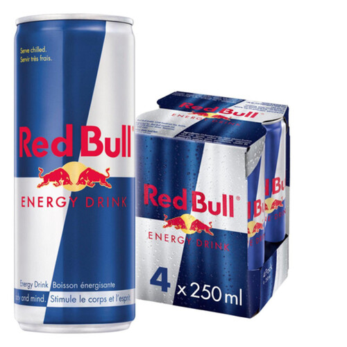 Red Bull Energy Drink 4 x 250 ml (cans)