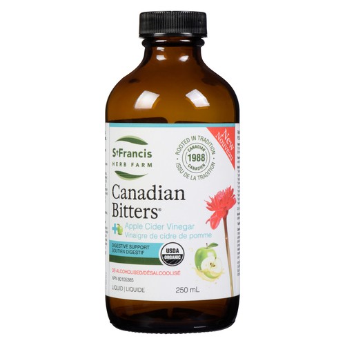 St. Francis Herb Farm Organic Canadian Bitters Apple Cider Vinegar 250 ml