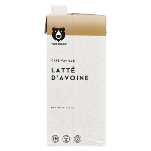 Two Bears Oat Latte Vanilla Coffee 946 ml