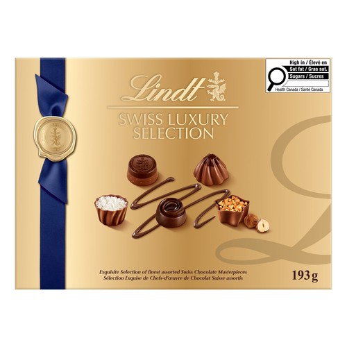 Lindt Chocolate Swiss Luxury Selection Box Assorted 193 g - Voilà