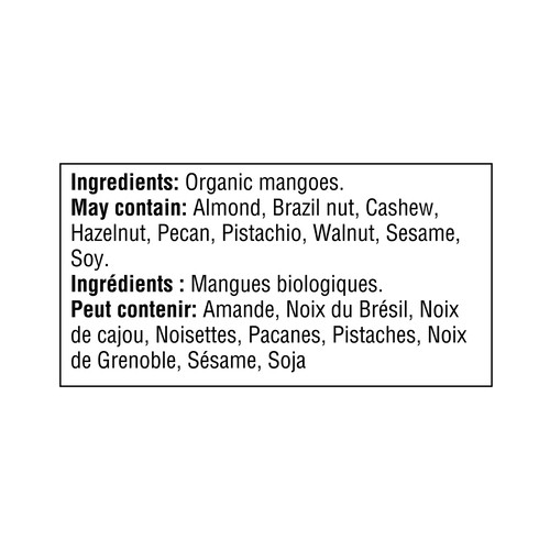 Prana Organic Dried Mangoes 150 g