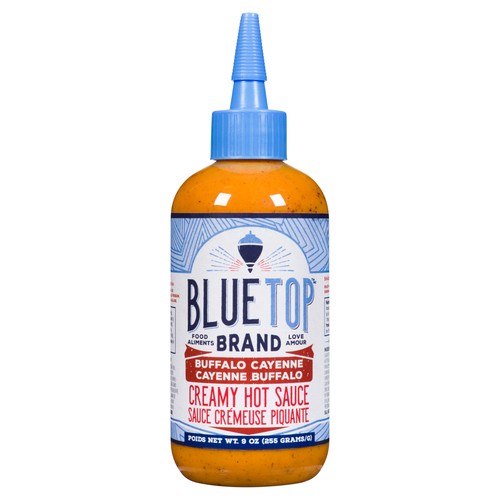 Blue Top Brand Creamy Hot Sauce Buffalo Cayenne 255 g