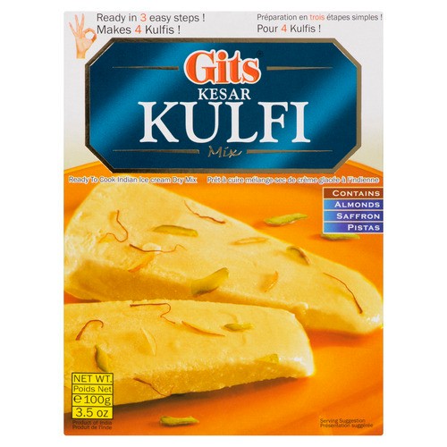 Gits Kesar Dry Mix Kulfi Dessert 100 g