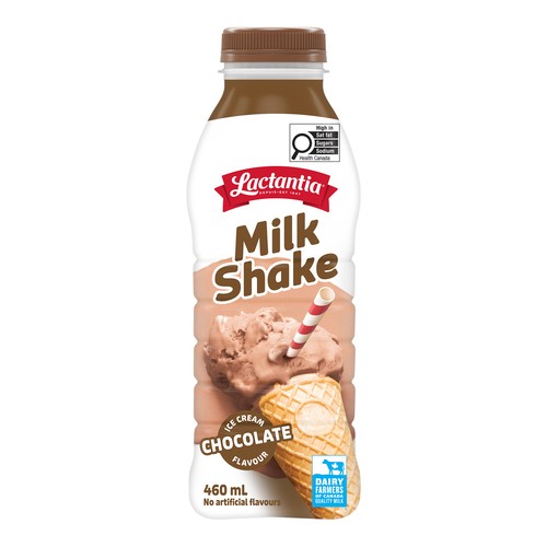 Lactantia Milkshake Chocolate 460 ml (bottle)