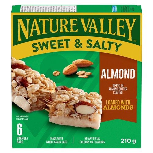 Nature Valley Granola Bars Sweet and Salty Nut Almond 6 x 35 g