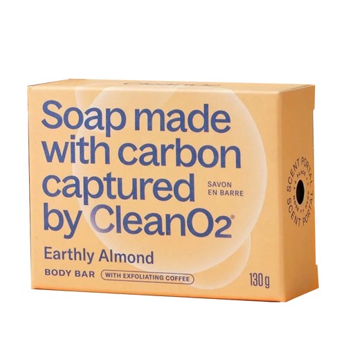 Clean O2 Soap Bar Earthly Almond 130 g