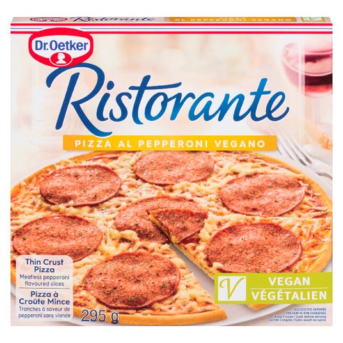 Dr. Oetker Ristorante Vegan Frozen Pizza Pepperoni 295 g
